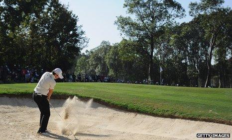 Rory McIlroy at the Hong Kong Open