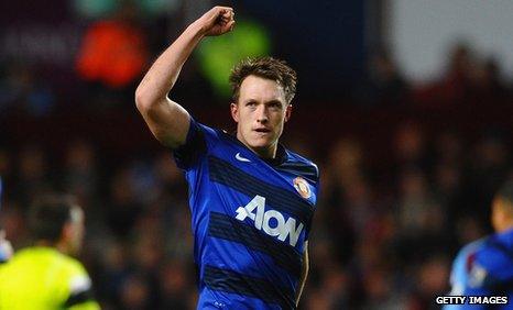 Phil Jones scored his first career goal in his 63rd senior appearance