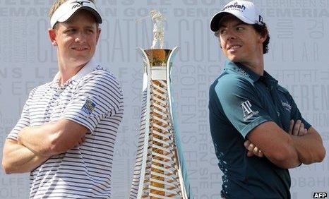 Luke Donald and Rory McIlroy