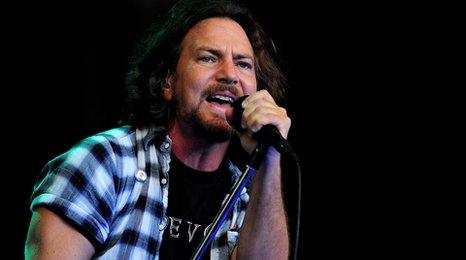 Eddie Vedder from Pearl Jam