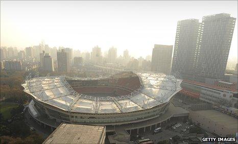 The Hongkou Stadium where Shanghai Shenhua play their home games