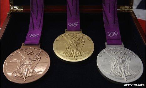 London 2012 Olympic medals