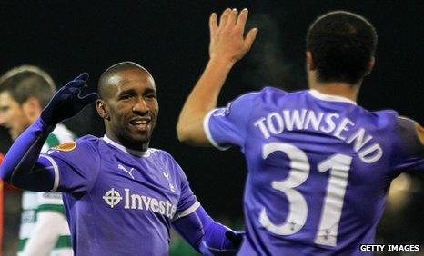 Jermain Defoe scored his ninth goal of the season