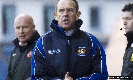 Kilmarnock manager Kenny Shiels