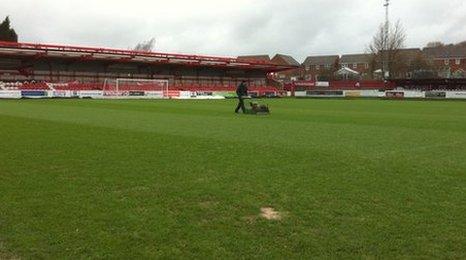 Accrington football pitch