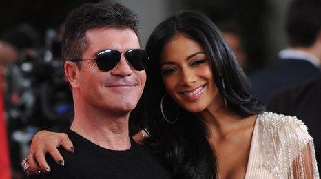 Simon Cowell and Nicole Scherzinger