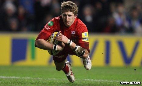 Saracens' David Strettle