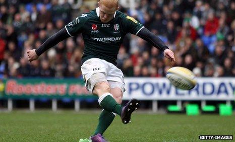 London Irish's Tom Homer