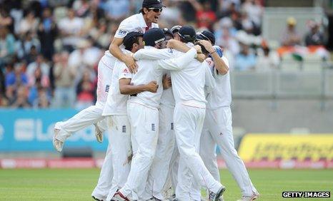 England's Test team