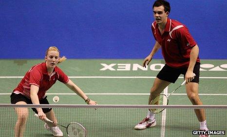 Imogen Bankier and Chris Adcock