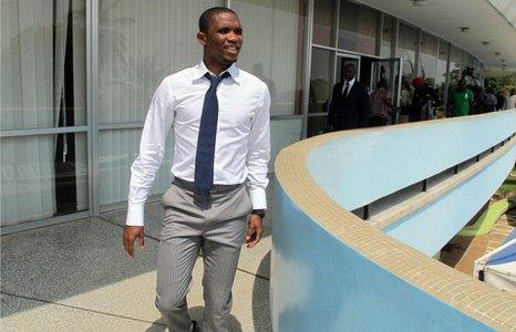 Cameroon's Samuel Eto'o