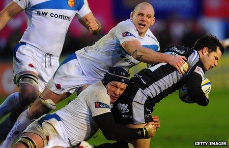 Exeter beat Newcastle 16-10