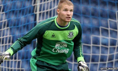 Preston goalkeeper Iain Turner