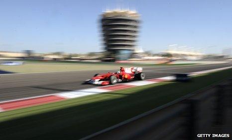 Bahrain Grand Prix track