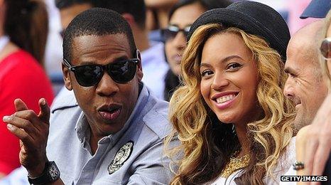 Jay-Z and Beyonce