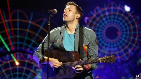 Chris Martin of Coldplay