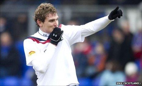 Rangers striker Nikica Jelavic