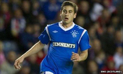 Rangers midfielder Alejandro Bedoya