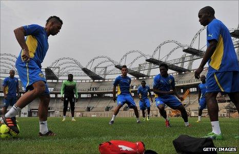 Gabon's footballers