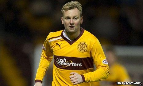 Stephen Hughes has played four games for Motherwell this season