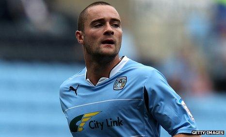 James McPake in action for Coventry City