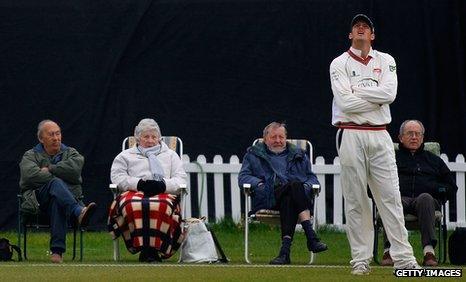 County cricket spectators