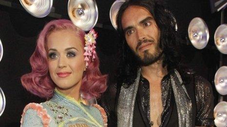 Katy Perry and Russell Brand