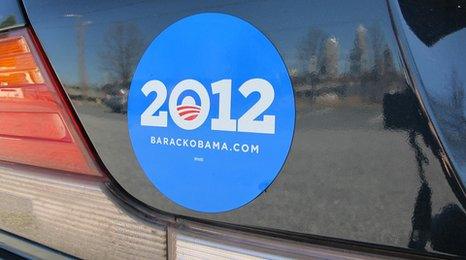 Barack Obama car sticker