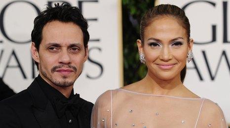 Marc Anthony and Jennifer Lopez