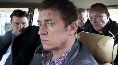 Derek Branning (Jamie Foreman) and Alfie Moon (Shane Richie)