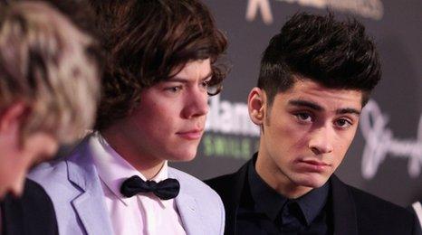 One Direction's Harry and Zayn