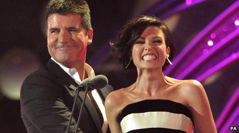 Simon Cowell and Dannii Minogue