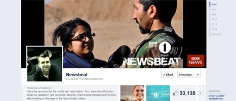 Newsbeat Facebook page