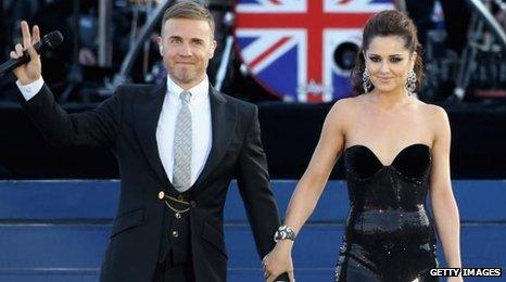 Gary Barlow and Cheryl