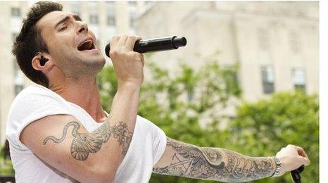 Adam Levine from Maroon 5