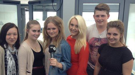 Students at Hylands School and Sixth Form College