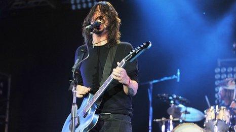 Dave Grohl from Foo Fighters