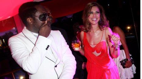 Will.i.am and Cheryl Cole