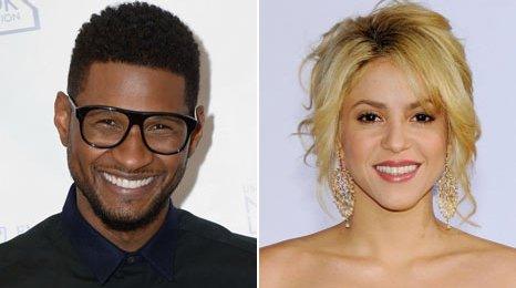 Usher and Shakira