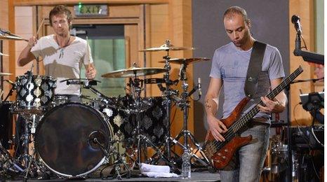 Muse's Dominic Howard and Chris Wolstenholme