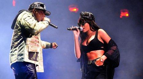 Jay-Z and Rihanna