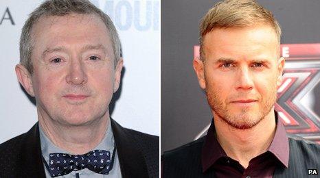 Louis Walsh and Gary Barlow