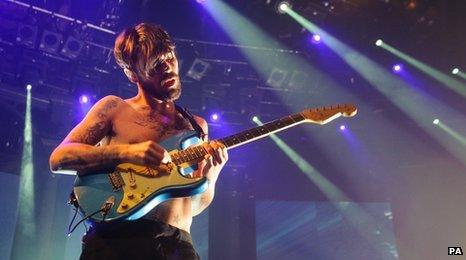 Biffy Clyro performing at the iTunes festival 2012