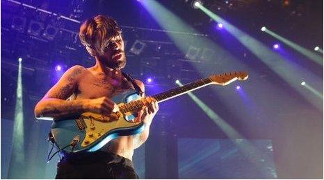 Biffy Clyro performing at the iTunes festival 2012