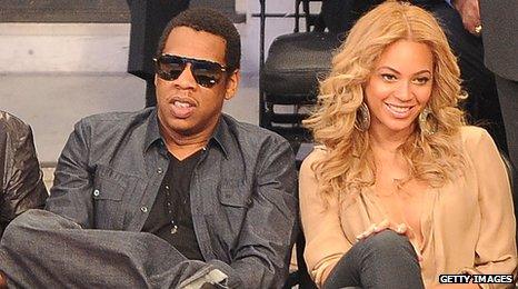 Jay-Z and Beyonce