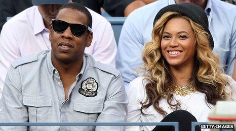 Jay-Z and Beyonce
