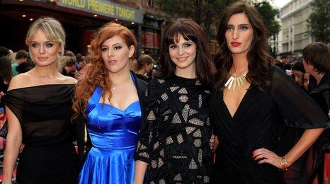 Laura Haddock, Lydia Rose Bewley, Tamla Kari and Jessica Knappett