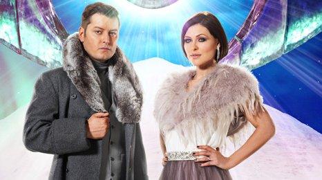 Brian Dowling and Emma Willis