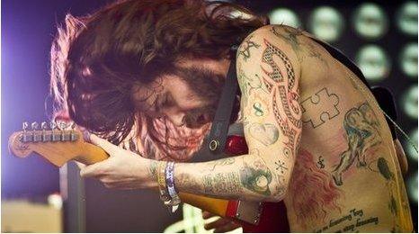 Simon Neil from Biffy Clyro