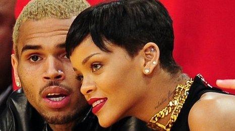 Chris Brown and Rihanna